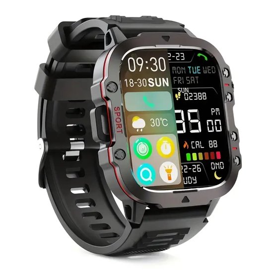 Zuurstofmeter Horloge Die Bloeddruk En Hartslag Meet Sportwatch