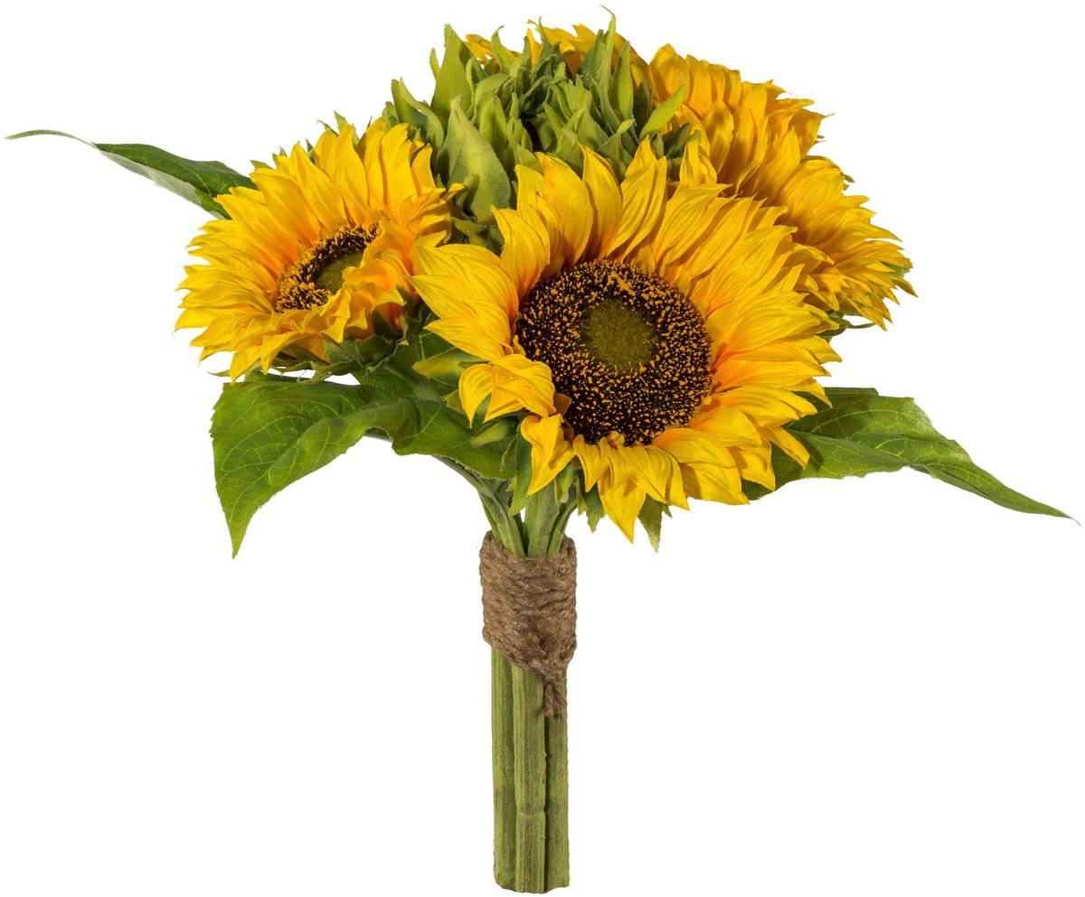 Kunstplanten - kunstplant - kunstbloemen - zonnebloemenboeket - kunstplanten voor binnen - nep planten - kunstplanten in pot - kunstplanten voor buiten