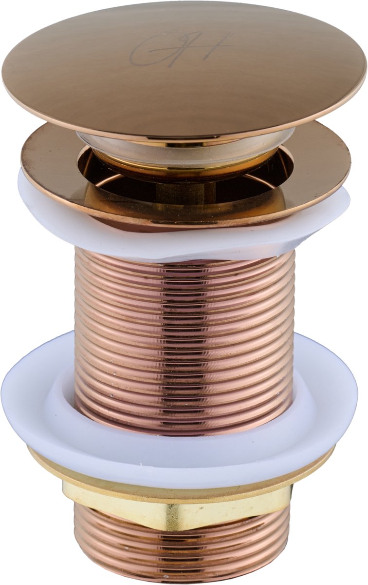 Ostiumhome® - Wastafel Afvoerplug - Pop-up Click Waste - Universeel - Brons - Flusso