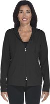 Coolibar UV hoodie Dames - Zwart - Maat 40