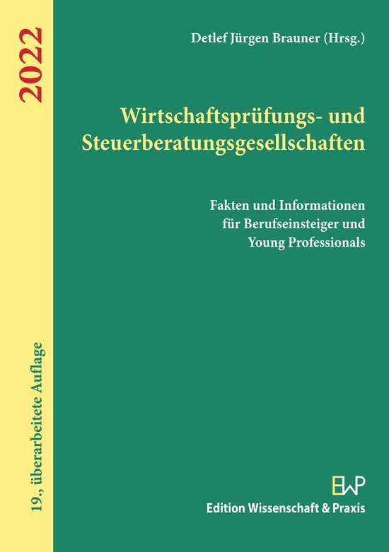 Wirtschaftsprüfungs- und Steuerberatungsgesellschaften 2022 - cover