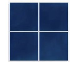 TileTastic tegelstickers premium - Blauw - 10 stuks - Geschikt voor huurwoningen - Eenvoudig aanbrengen of verwijderen - Plaktegels keuken en badkamer