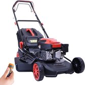 Bol.com STAHLMANN benzine grasmaaier met aandrijving BR460 - 54pk (40kW) 170cc met aandrijving 46cm maaibreedte mulchen maaihoog... aanbieding