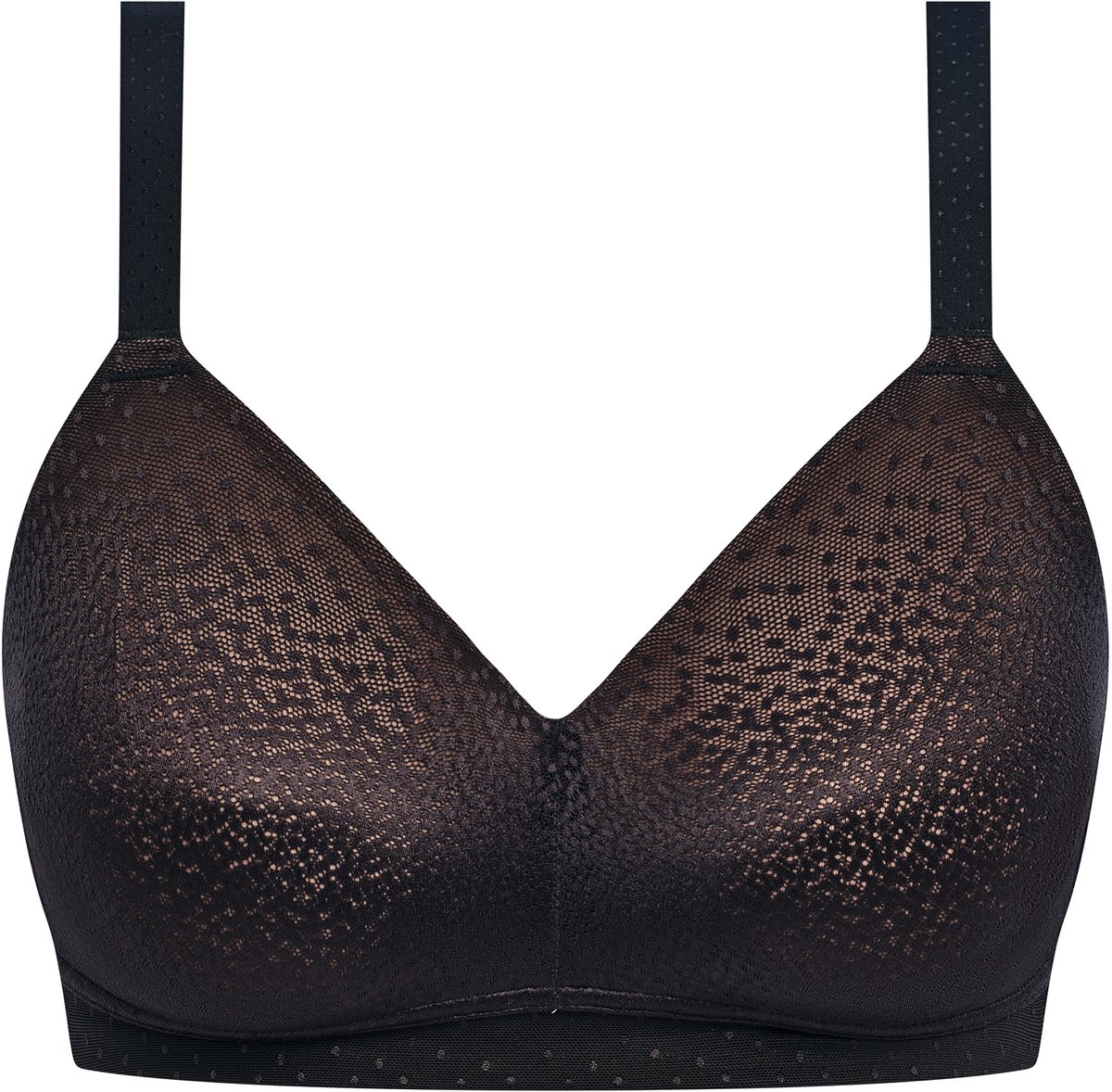 Wacoal BACK APPEAL- Dames Soft Cup Beha- BLACK- Maat 90F