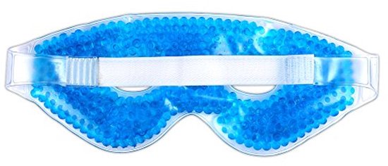Schramm® Kühlmaske Blau Gesichtsmaske Kühlbrille Augenmaske