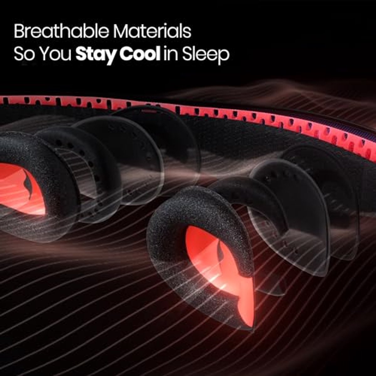 Manta Sleep Mask PRO - 100% verduisterend slaapmasker voor zijslapers, ademend en comfortabel voor slapen/reizen/dutjes/ploegendienst. Ventilerend & ultrazacht. — afbeelding 20
