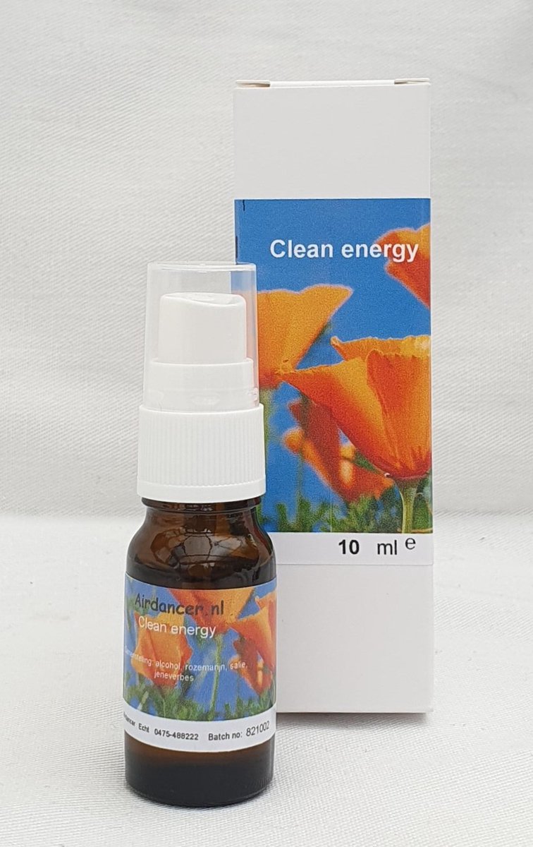 Aura- en roomspray 'Clean Energy', Airdancer, 10 ml
