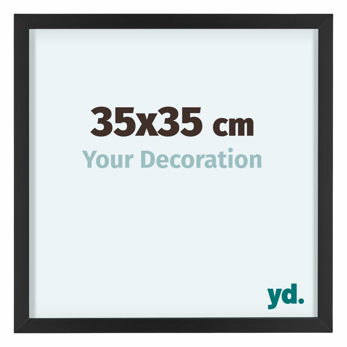 yd. Your Decoration - Fotolijst 35x35 cm - Aluminium - Zwart - Virginia