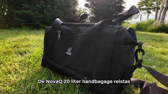 NovaQ Handbagage 40x30x20 - Weekendtas - 20ltr Reistas - Cabin - Underseater - Reisbagage - Dames & Heren