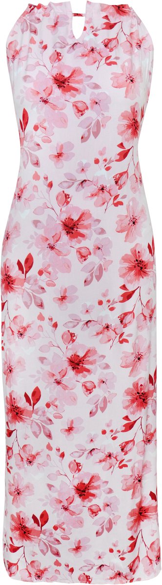 STRAPPY SUMMER - REGULAR FIT - Maxi-jurk - Roos- floral tropisches Hawaii print | Maat 44/2XL