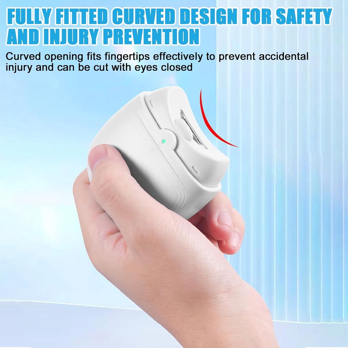 Elektrische Nagelknipper - Electric Anti-Splash Nail Clippers - Elektrische Nail Clipper Met Hulpverlichting - Automatisch Knippen Van Nagels - Baby Nagels - Professionele Elektrische Nagelknipper - Elektrische Nagelvijl Voor Alle Leeftijden — cadeau in Cadeau-ideeën - foto 2