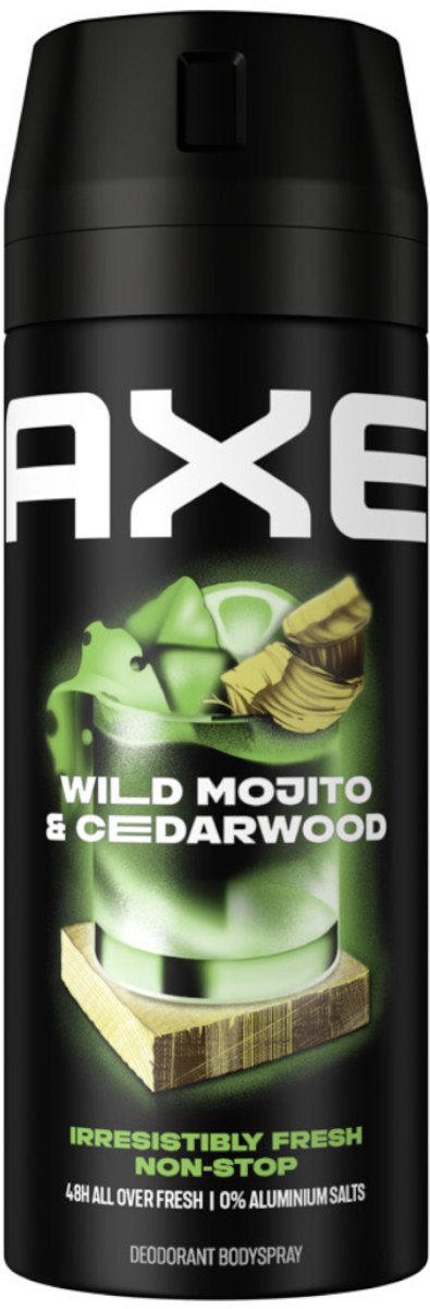 Goedkoopste Axe - Deodorant - Spray - Wild Mojito & Cedarwood - 150ml