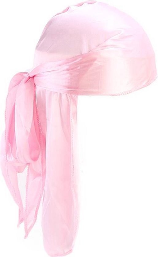 Foto: Knaak durag roze satijn premium kwaliteit comfortabel voor waves dreadlocks slapen