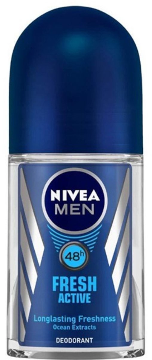 Goedkoopste Nivea - Fresh Active Roll-On - Antiperspirant - 48 Uur Lang Werkend - 50 ml