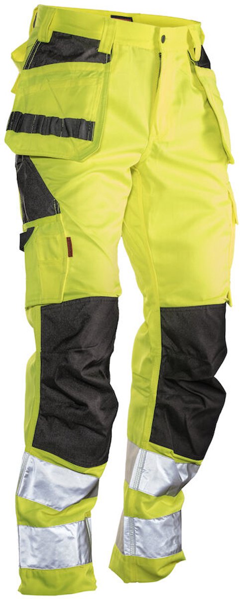 Jobman 2377 Hi-Vis Trousers HP 65237762 - Geel/Zwart - C50