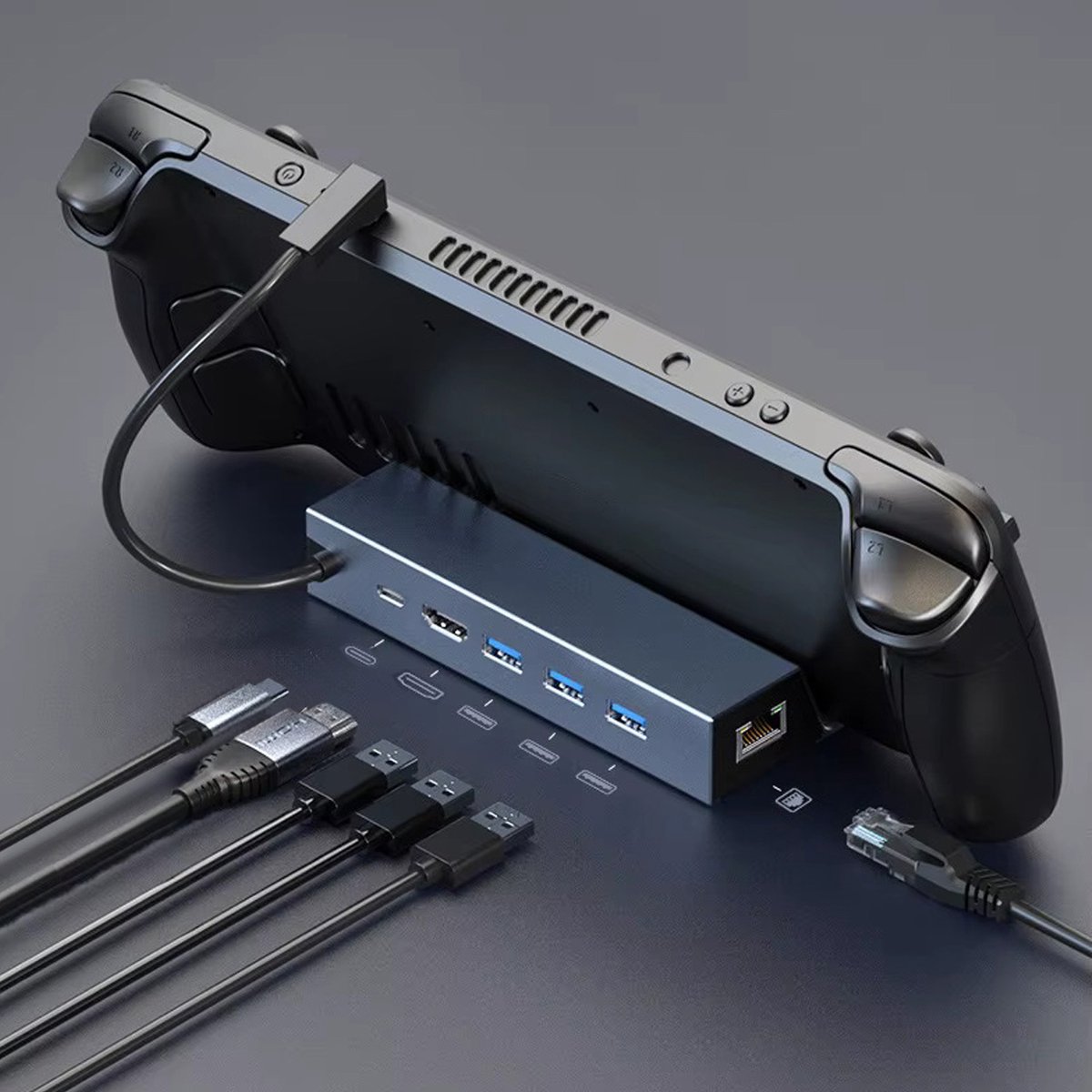 Zenwire Sp. z.o.o. Zenwire HUB62 Steam Deck Dock 6-in-1 - 4K 60Hz thumbnail 6