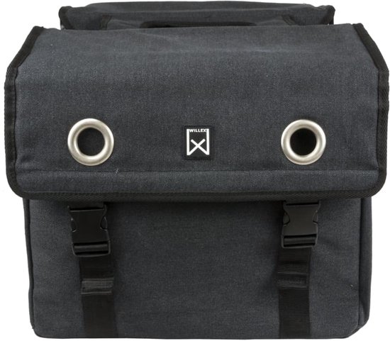 Willex Fietstassen 46 L zwart 11201
