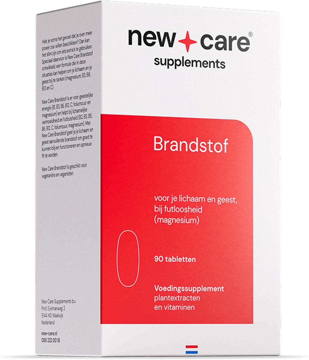 Goedkoopste New Care Brandstof - futloosheid lichaam en geest - 90 tabletten - vegan