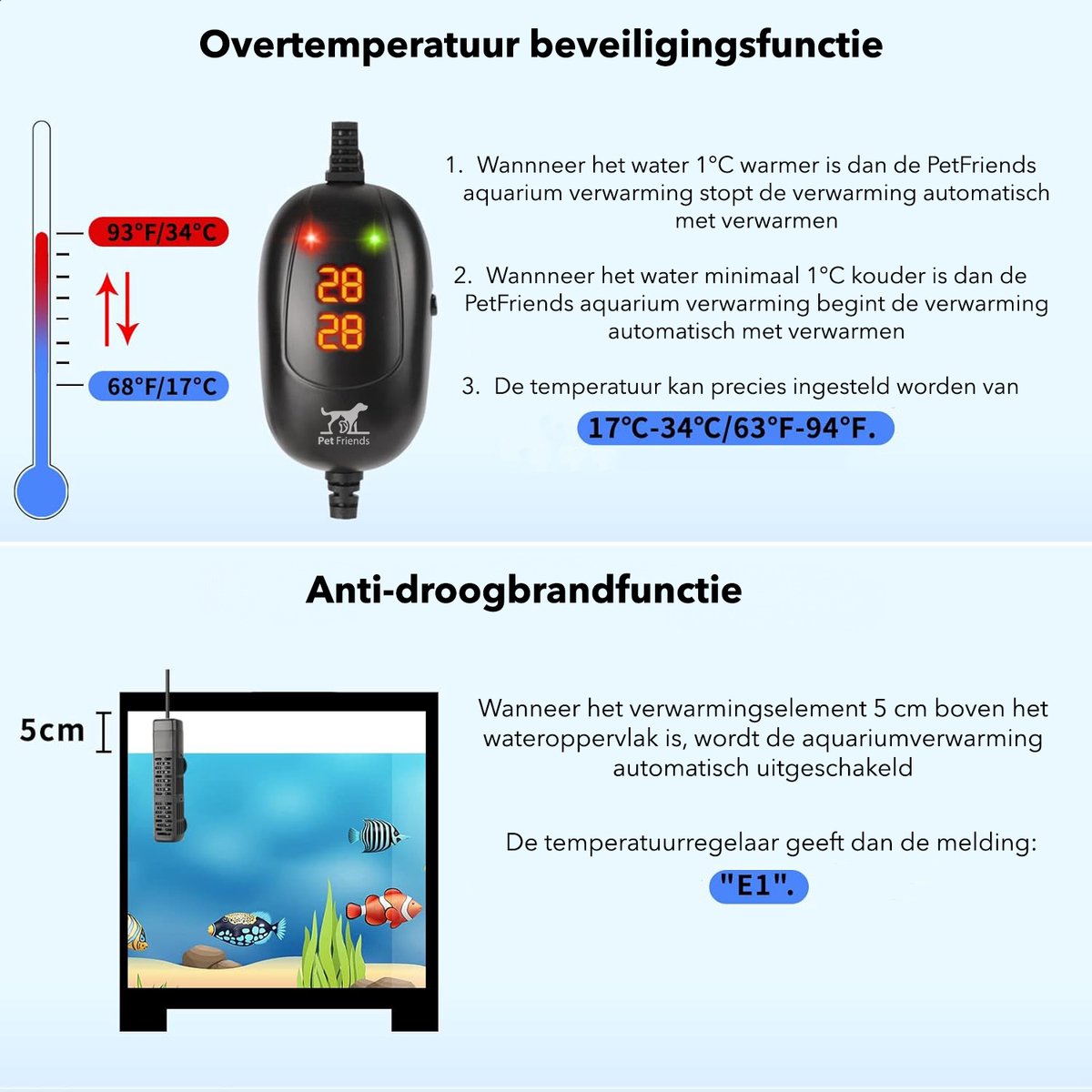 PetFriends PetFriends 50W Aquariumverwarmer - afbeelding 2