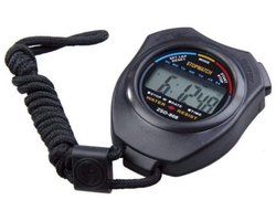 Stopwatch- Stopwatch spatwaterdicht Zwart