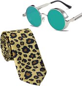 Generieke XHBTS Kento Nanami Cosplay Bril, Anime Kento Nanami Cosplay Stropdas Cosplay Kostuum, Medium, Groen
