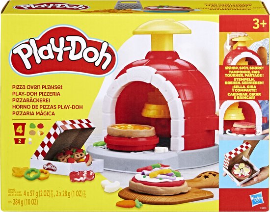 Play-Doh Pizza Oven Speelset - Boetseerklei - Inclusief 6 Play-Doh potjes - Knutselen voor kinderen