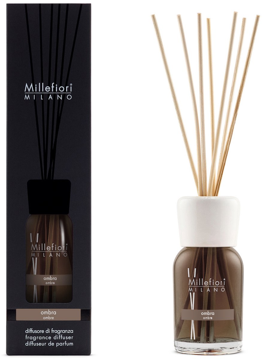 Millefiori Milano Geurstokjes 100 ml - Ombra