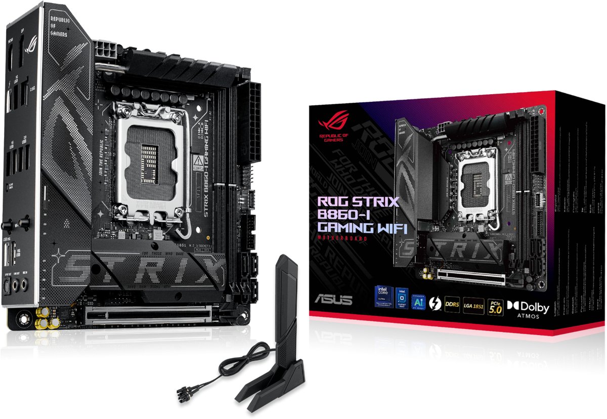 ASUS ROG STRIX B860-I GAMING WIFI moederbord