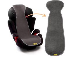 AeroMoov Air Layer – Inlegkussen Autostoel – Ademend & Warmteregulerend – Groep 2 en 3 – Anthracite