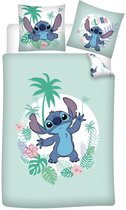 Stitch Dekbedovertrek Aloha 140 x 200 cm - katoen (mint groen)