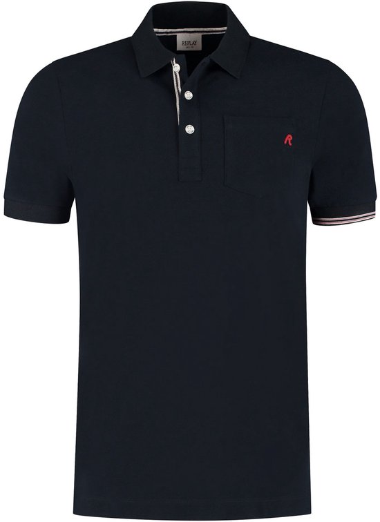 Replay Polo Heren - Maat M