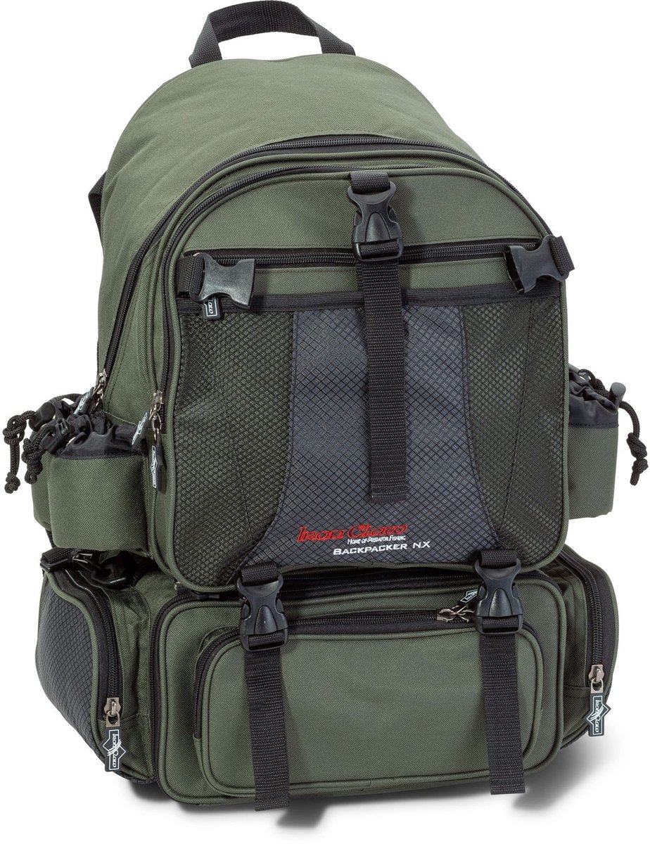 Kunstaastas - rugzak - Iron Claw - Backpacker - NX - Inclusief 3 tackle boxen