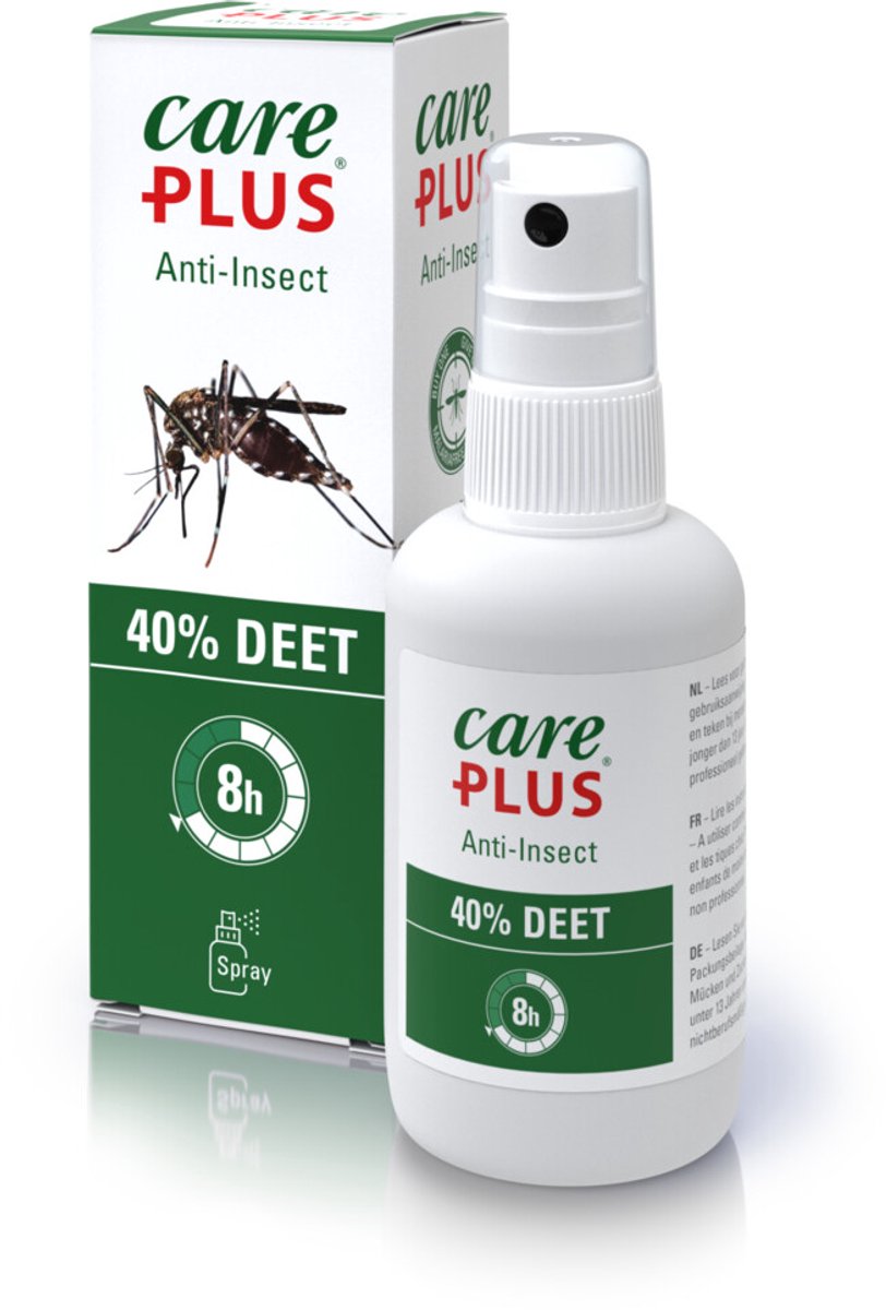 Care Plus Anti Insect Spray 40% Deet - 2 x 60 ml - Voordeelverpakking