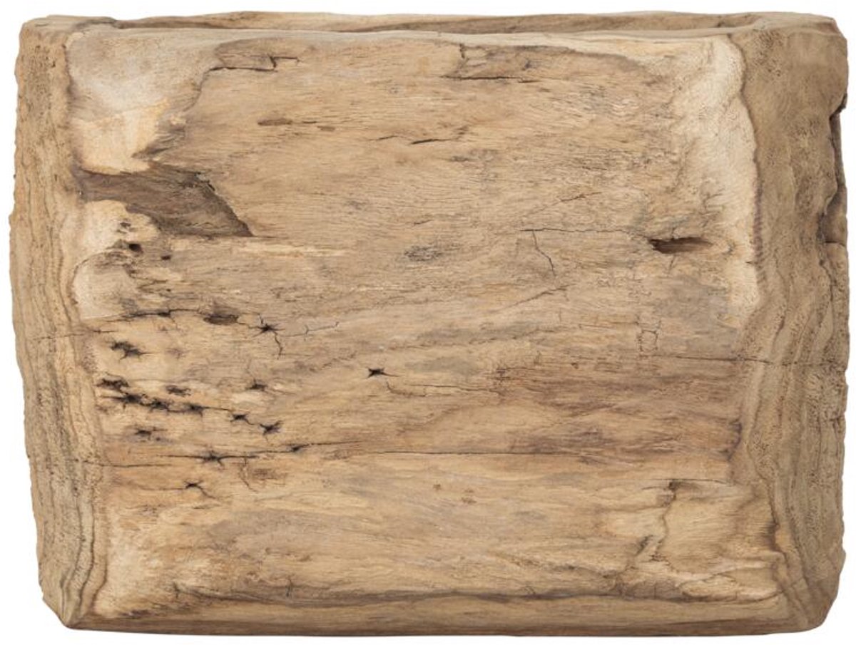 MUST Living Antiques Kelud bowl ,±20x30x18 cm, recycled teakwood