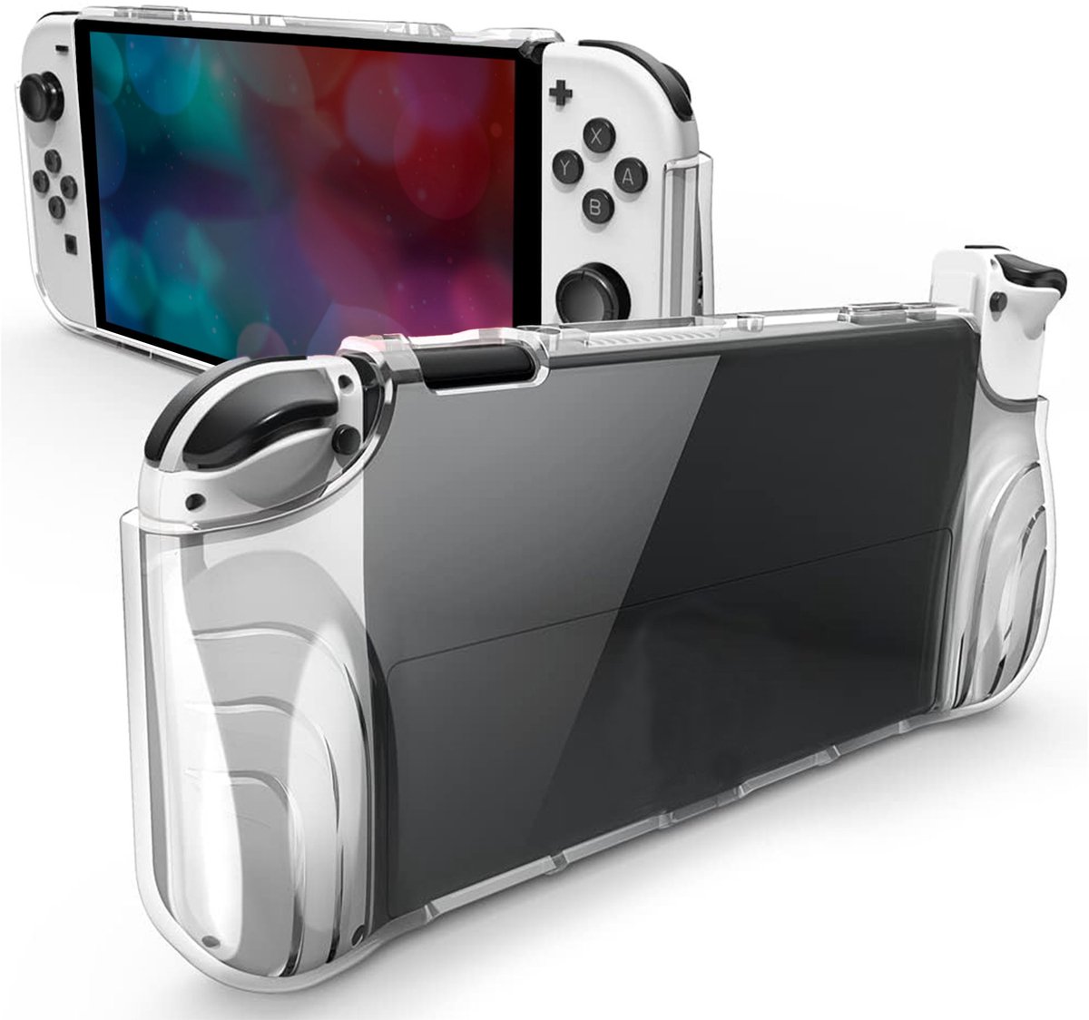Hoesje geschikt voor Nintendo Switch 2 Hoesje Screenprotector - Extreme Shock Case – Case Transparant