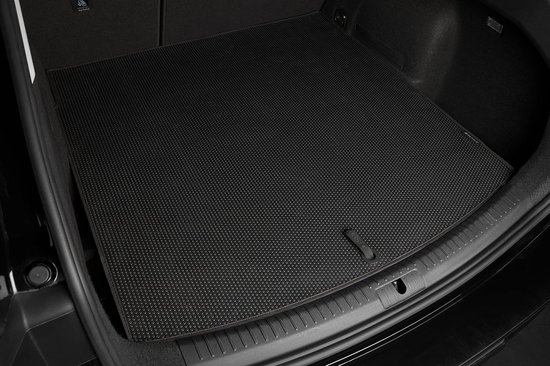 Tapis de coffre en caoutchouc Duogrip - Convient pour Volkswagen ID.7 2023-présent - Version : Tourer | plancher de chargement élevé