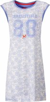 Irresistible Dames Nachthemd Lichtblauw met Print IRNGD1502B Maten: L