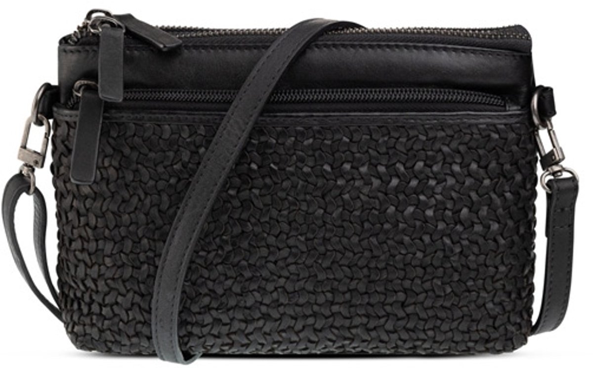 Bag2Bag Leren Schoudertasje Ninfa Black