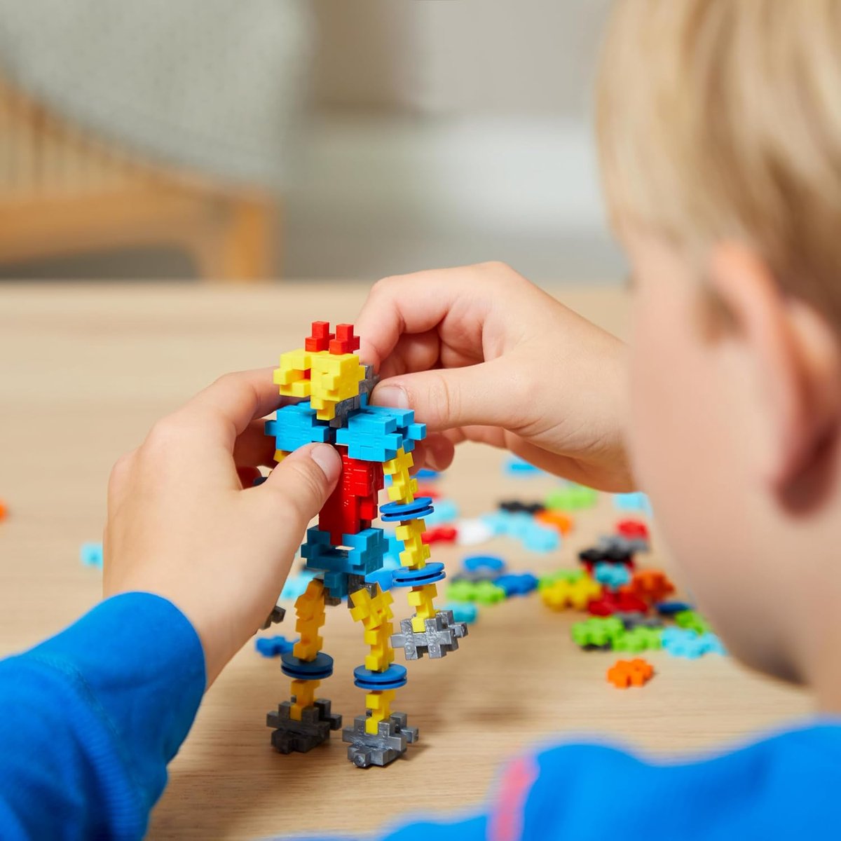 Plus-Plus Learn to Build robot 275 delige bouwset - 3963 - Bouwspeelgoed - Constructiespeelgoed - Set met bouwstenen - Vanaf 5 jaar — afbeelding 2
