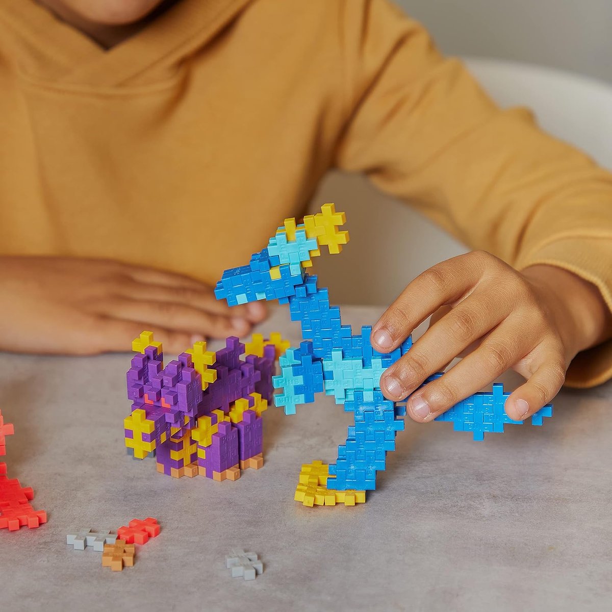 Plus-Plus Learn to Build dino`s 600 delige bouwset - 3918 - Bouwspeelgoed - Constructiespeelgoed - Set met bouwstenen - Vanaf 5 jaar — afbeelding 3