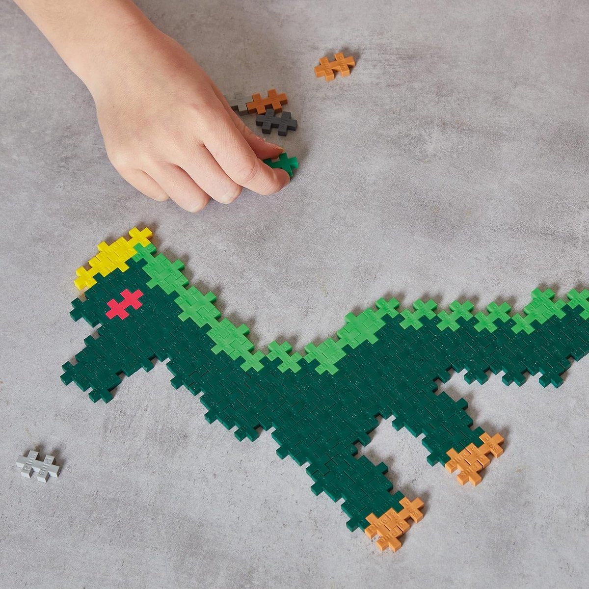Plus-Plus Learn to Build dino`s 600 delige bouwset - 3918 - Bouwspeelgoed - Constructiespeelgoed - Set met bouwstenen - Vanaf 5 jaar — afbeelding 2