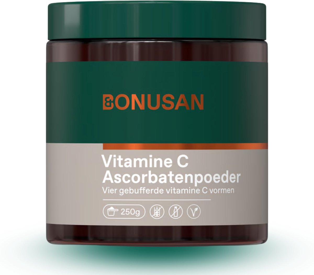 Goedkoopste BONUSAN Vitamine C Ascorbatenpoeder – 250 gram – Mild voor Maag – Met Calcium, Magnesium, Kalium en Zink