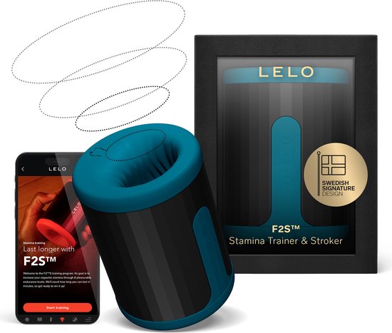 LELO F2S – Conditietrainer & Stroker – App-Gestuurd – Teal