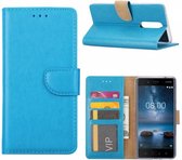 OnePlus 5 cover Portemonnee hoesje / book case Blauw