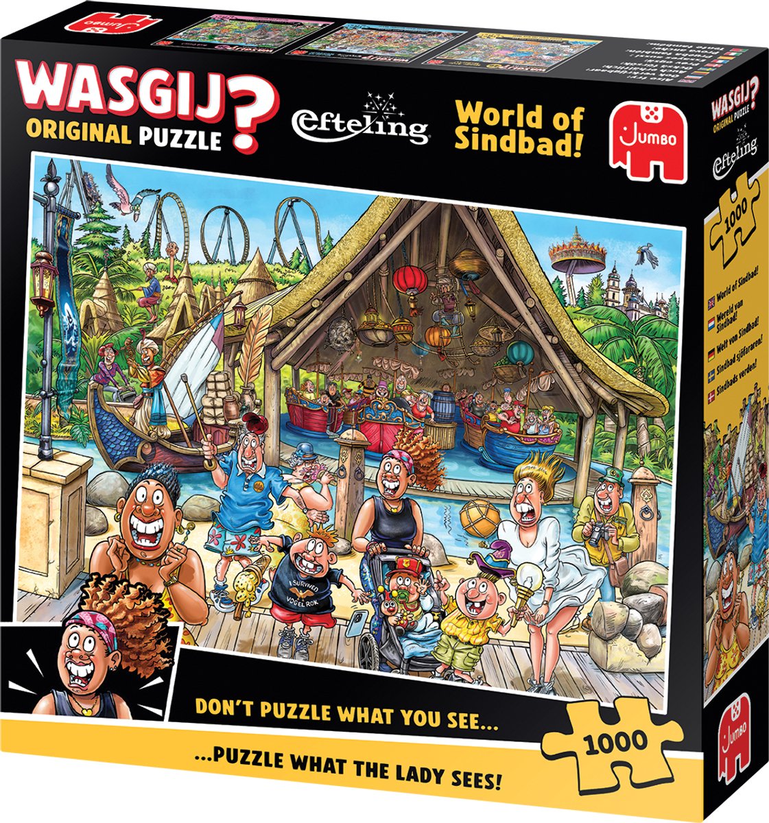 Wasgij Original Efteling - De Wereld van Sindbad! - 1000 stukjes puzzel - Legpuzzel — afbeelding 6