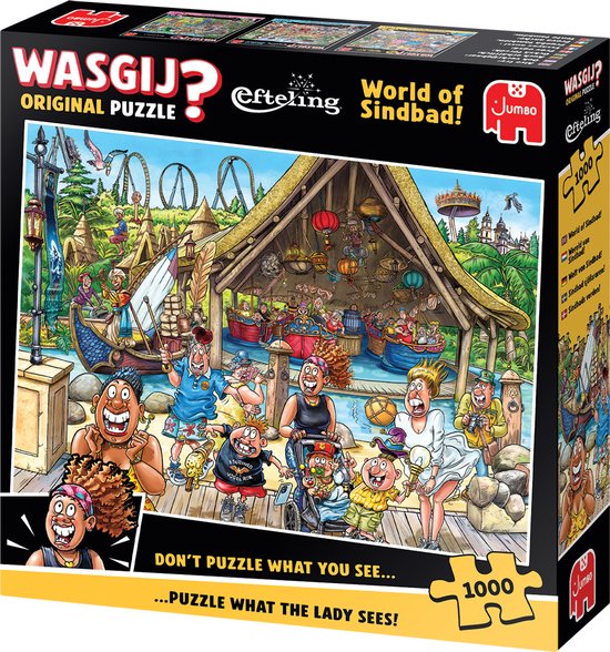 Wasgij Original Efteling - De Wereld van Sindbad! - 1000 stukjes puzzel - Legpuzzel