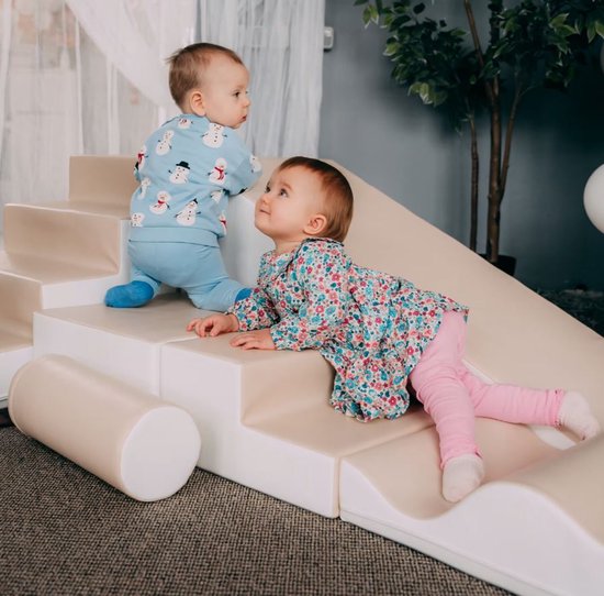 Iglu Soft Play set Explorer - foam blokken 6 stuks lichte kleuren - zachte bouwblokken voor kinderen van Iglu — afbeelding 2