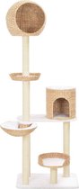 Bol.com vidaXL - Kattenkrabpaal - met - sisal - krabpaal - zeegras aanbieding