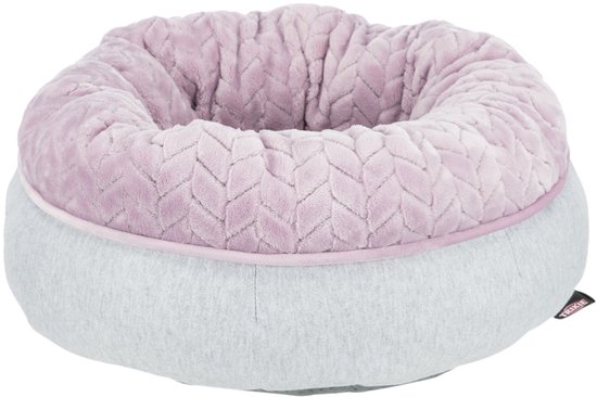 Trixie Junior Hondenmand Donut lichtgrijs / lila