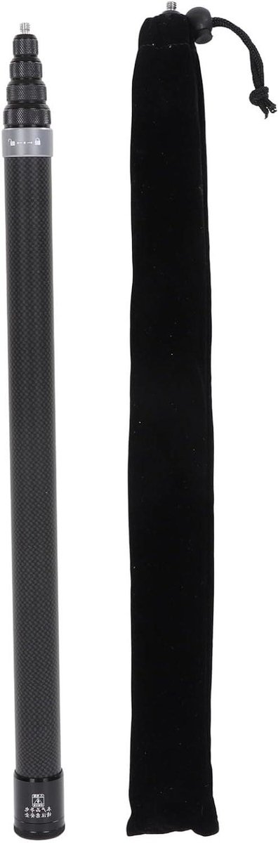 3m Motion Camera Selfie Stick - Foldable and Waterproof - Non-slip Handle - 9 Length Adjustment - Compatible with X3, ONE RS, GO 2, X2, R X